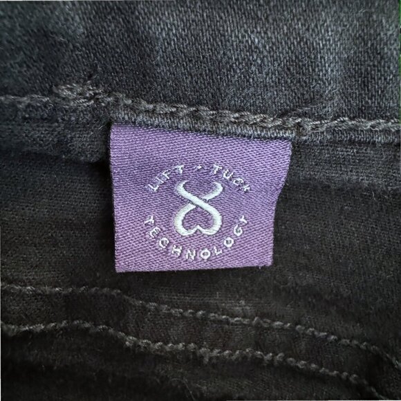 NYDJ Not Your Daughter's Jeans Black Stretch Denim Pants 12 - Picture 5 of 8